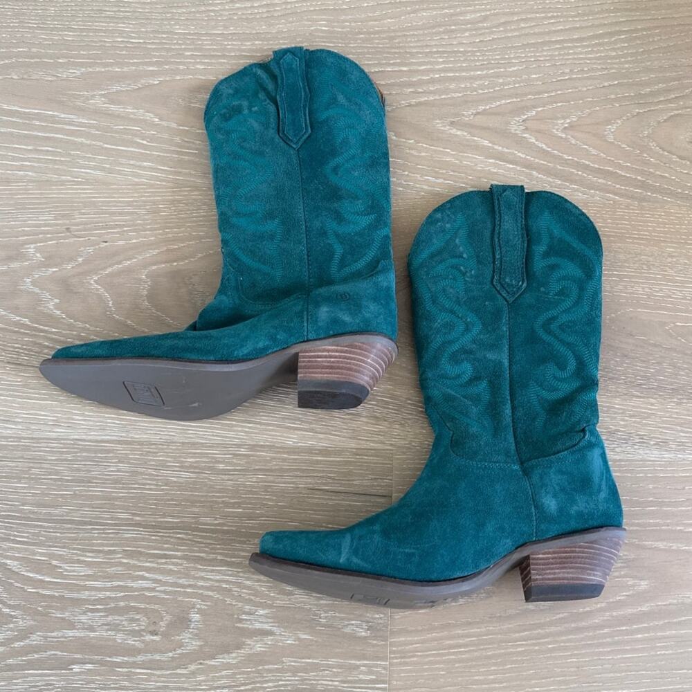 Dingo Western Boots Out West Size US 9 Green - Picture 2 of 5